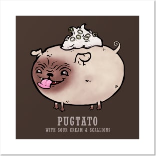 Pugtato Posters and Art